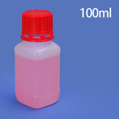 100ml试剂方瓶-红盖