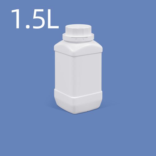 1.5L 大口方瓶 带内盖